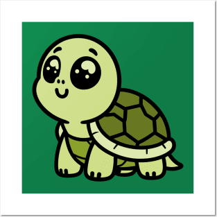 Cute Turtle Posters and Art